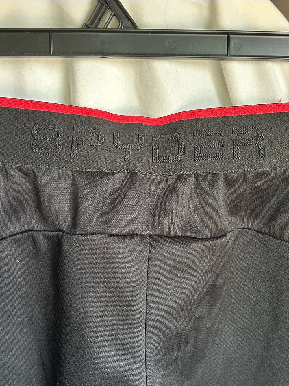 Spyder Black Jogger Sweatpants with Red Accent - Picture 4 of 5